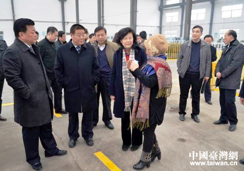 山東省臺(tái)辦主任張雪燕、聊城市副市長(zhǎng)張旋宇等到臺(tái)資企業(yè)走訪