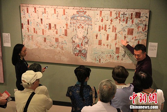 “絲路拾珍——敦煌文化藝術(shù)展”臺北揭幕走進臺灣大學(xué)校園