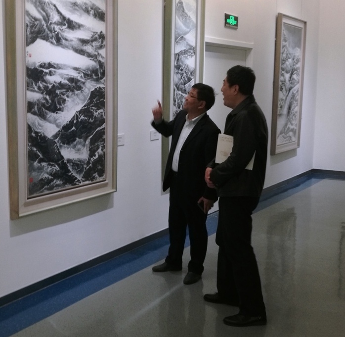 《一個東西南北人——劉國松創(chuàng)作回顧展》開幕