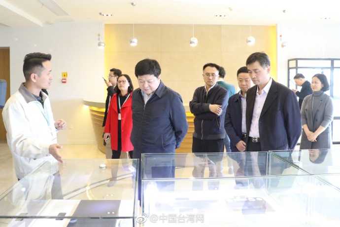 龍明彪在廈門調(diào)研臺(tái)灣青年創(chuàng)業(yè)情況 看望在鷺臺(tái)青