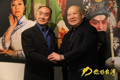 　　京劇表演藝術(shù)家陳少云（左）、尚長(zhǎng)榮（你好臺(tái)灣網(wǎng) 圖）