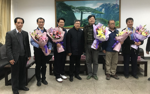 廣西百色市領導走訪慰問臺商、臺籍教師