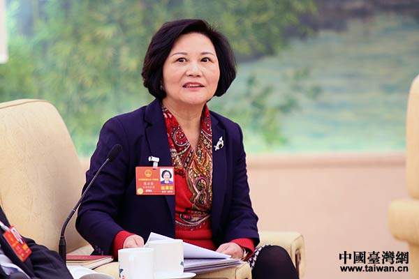陳云英代表。（中國臺(tái)灣網(wǎng) 何建峰 攝）