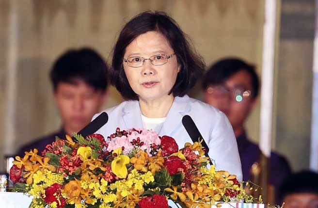 蔡英文。（圖片來源：臺灣《中時電子報》）.jpg