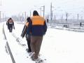 道岔清雪 確保高鐵安全運行