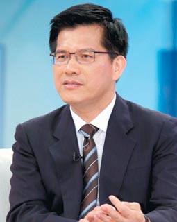 臺中當(dāng)選市長林佳龍。（網(wǎng)絡(luò)圖）
