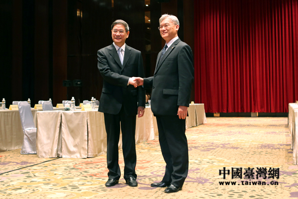 兩岸事務(wù)主管部門負責人工作會議在金門舉行。（中國臺灣網(wǎng) 陳佳慧攝）