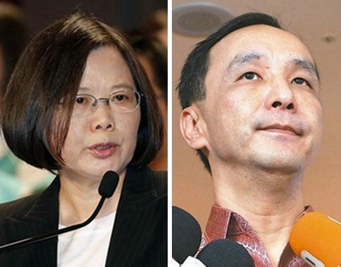 國(guó)民黨民調(diào)：兩岸關(guān)系、經(jīng)濟(jì)部分朱立倫贏蔡英文