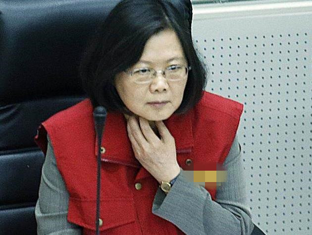 蔡英文遇到抗議立馬躲遭諷：未來3年就把自己關(guān)起來