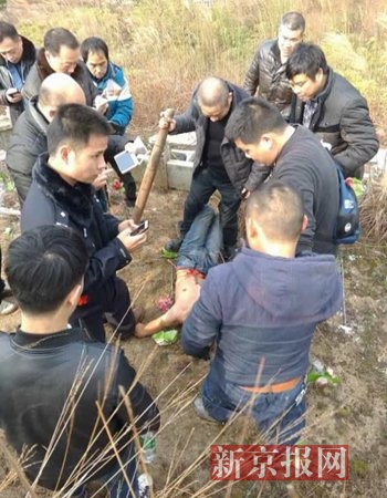 嫌犯被捕現(xiàn)場。知情人士供圖