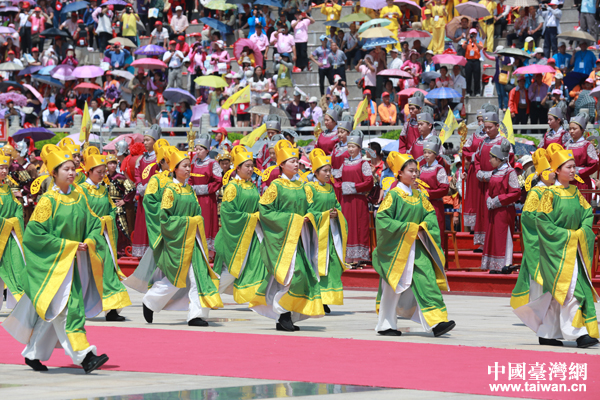 祭祀大典現(xiàn)場