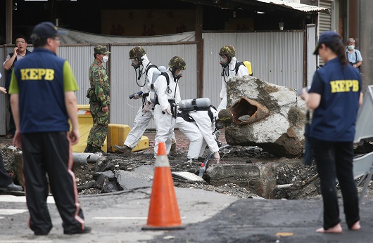 高雄氣爆案再傳爆炸聲！ 附近居民已撤離