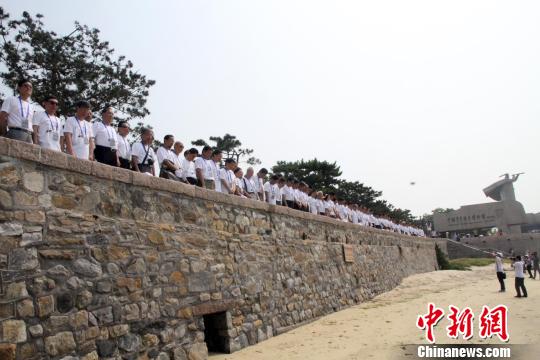 海峽兩岸書法家走進(jìn)甲午戰(zhàn)爭博物院活動(dòng)威海舉行