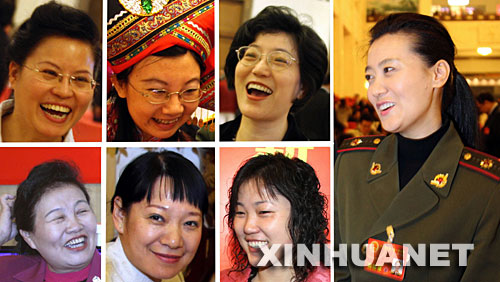 兩會期間，記者捕捉到了與會代表、委員張張笑臉，這些真情流露的瞬間體現(xiàn)了他們滿懷豪情，履行職責(zé)的精神面貌。     新華社記者 張燕輝 攝